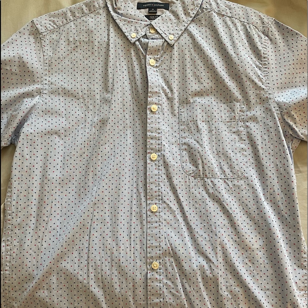 Tommy Hilfiger short-sleeve slim fit button down
